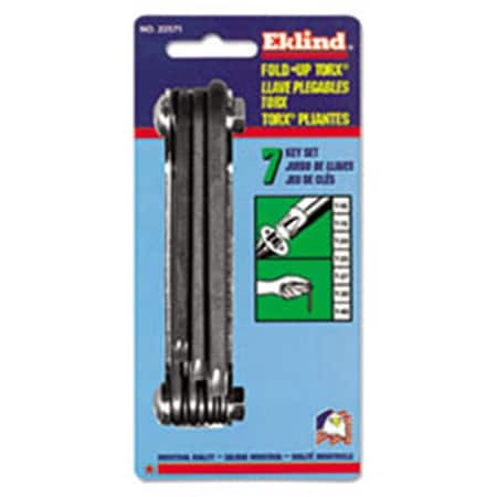 Homepage 7-in-1 Torx Fold-Up Key Set - Black HO3358677